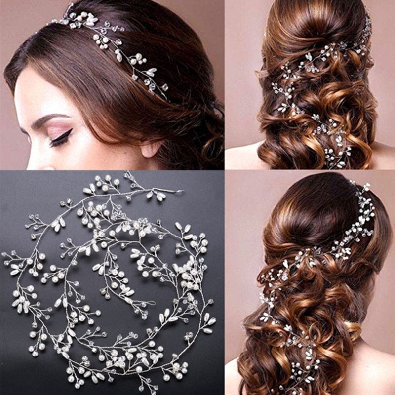 Crystal Pearl Bride Headband