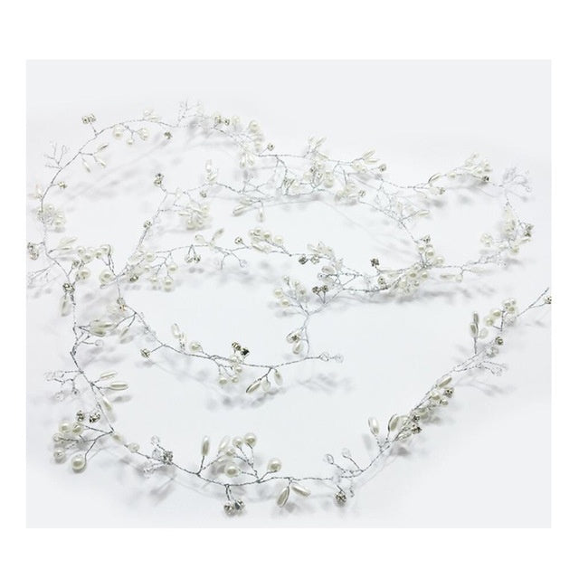 Crystal Pearl Bride Headband