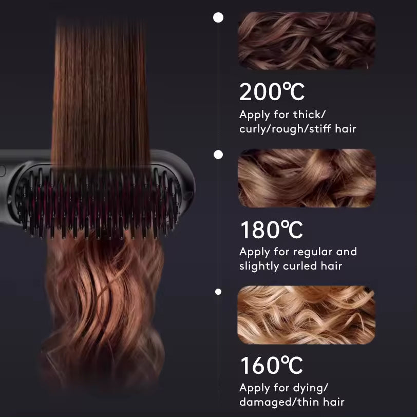 Cordless Hair Straightening Brush