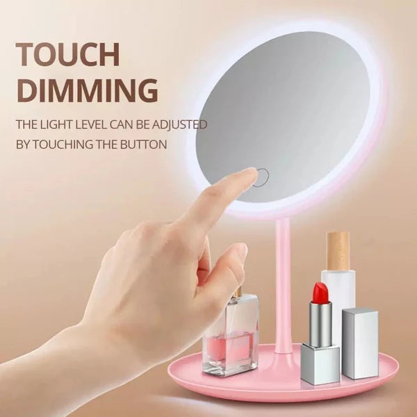 LED Compact Makeup Mirror