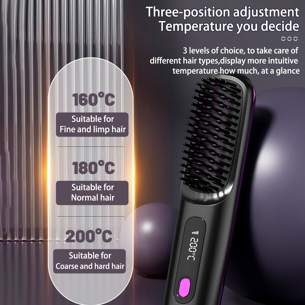 Cordless Hair Straightening Brush